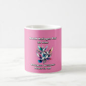 Weltflüchtlingstag. Flüchtlinge willkommen. Kaffeetasse (Mittel)