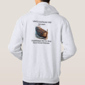 Weltflüchtlingstag. Zeigen Sie etwas Respekt. Hoodie (Rückseite)