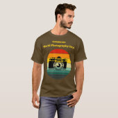 Weltfotografie-Tag T-Shirt (Vorne ganz)