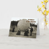 WELTFOTOGRAPH DER 1890ER JAHRE KARTE (Gelbe Blume)