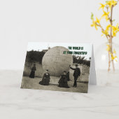 WELTFOTOGRAPH DER 1890ER JAHRE KARTE (Gelbe Blume)