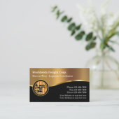 Weltfracht und Logistik Visitenkarte (Stehend Vorderseite)