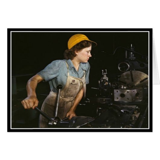 Weltfrauen - Grußkarte für die Hütte/den Krieg (Vorderseite (Horizontal))