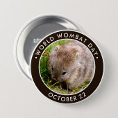 Weltfrauentag, niedlicher Babywatte Button (Vorne & Hinten)