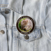 Weltfrauentag, niedlicher Babywatte Button (Beispiel)