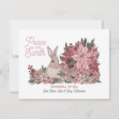 WELTFRIEDEN 2 FOTO FEIERTAGSKARTE (Vorderseite)