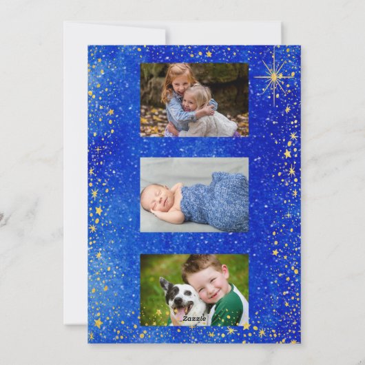 Weltfrieden 3 Foto Weihnachten (Rückseite)