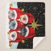 WELTFRIEDEN 5 schüttet SHERPA-Blanket Sherpadecke (Vorderseite)