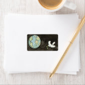 Weltfrieden-Adressenaufkleber Adressaufkleber (Insitu)