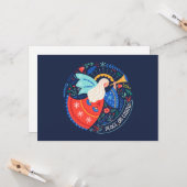 Weltfrieden Angel Design Karte (Vorderseite/Rückseite Beispiel)