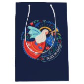 Weltfrieden Angel Design Mittlere Geschenktüte (Vorderseite)