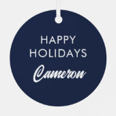 Weltfrieden Angel Design Ornament Aus Metall (Rückseite)