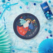 Weltfrieden Angel Design Pappteller (Party)