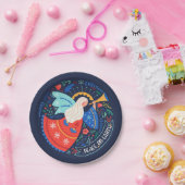 Weltfrieden Angel Design Pappteller (Party)