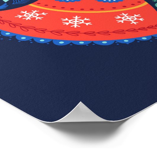 Weltfrieden Angel Design Poster (Ecke)