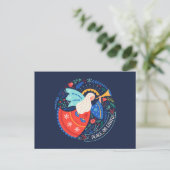 Weltfrieden Angel Design Postkarte (Stehend Vorderseite)