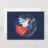 Weltfrieden Angel Design Postkarte (Vorne/Hinten)