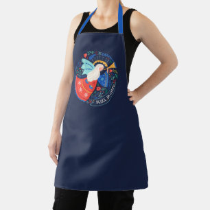 Weltfrieden Angel Design Schürze
