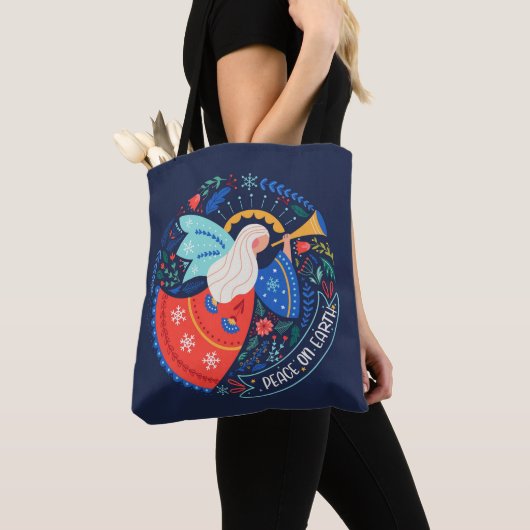 Weltfrieden Angel Design Tasche (Von Nahem)
