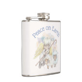 Weltfrieden Angel Shepherd mit Lämmern Flachmann (Rechts)