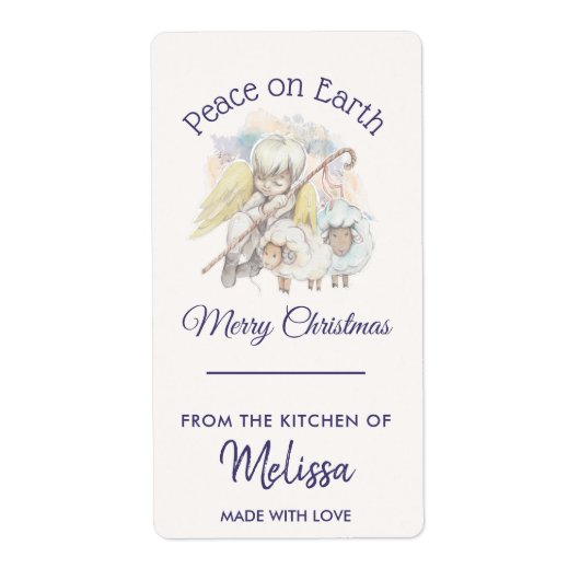 Weltfrieden Angel Shepherd mit Lämmern Küche (Vorne)