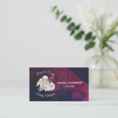 Weltfrieden Angel Shepherd mit Lämmern Visitenkarte (Stehend Vorderseite)