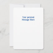 Weltfrieden Angel und Doves Flachgrüßkarte (Rückseite)