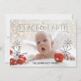 Weltfrieden Angelic One Foto Xmas Card Feiertagskarte