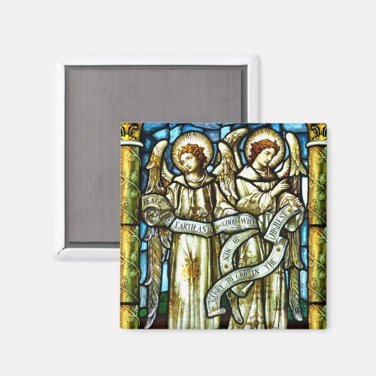 Weltfrieden Angels Magnet (Vorderseite/Rückseite)