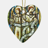 Weltfrieden Angels Weihnachtsdekoration Keramikornament (Links)