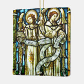 Weltfrieden Angels Weihnachtsdekoration Keramikornament (Links)