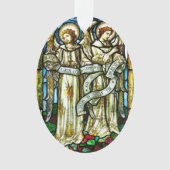 Weltfrieden Angels Weihnachtsdekoration Ornament (Vorderseite)