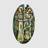 Weltfrieden Angels Weihnachtsdekoration Ornament (Vorderseite)