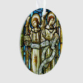 Weltfrieden Angels Weihnachtsdekoration Ornament (Vorderseite)