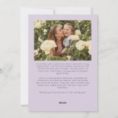 Weltfrieden Arch Foto Lila Weihnachten (Rückseite)