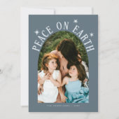 Weltfrieden Arch Foto Slate Blue Weihnachten (Vorderseite)