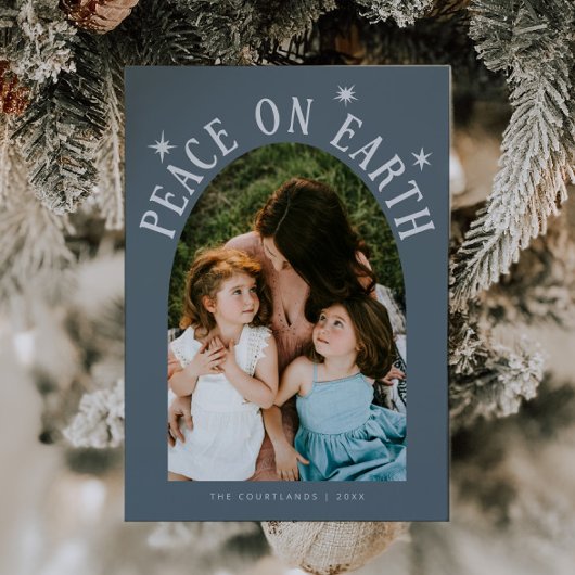 Weltfrieden Arch Foto Slate Blue Weihnachten