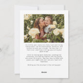 Weltfrieden Arch Weihnachtsfest Foto Feiertagskarte (Rückseite)