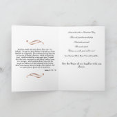 Weltfrieden Art Weihnachtskarte Feiertagskarte (Innenseite)