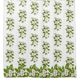 "Weltfrieden" auf einem Duschvorhang