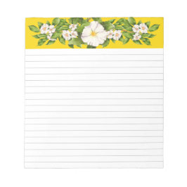 'Weltfrieden' auf einem mittelgroßen Notepad Notizblock