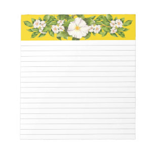 'Weltfrieden' auf einem mittelgroßen Notepad Notizblock