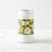 'Weltfrieden auf einem Stein' Bierglas (Mittel)