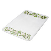 'Weltfrieden' auf einer Badematte (Schrägansicht)