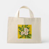 'Weltfrieden' auf einer winzigen Tasche (Rückseite)