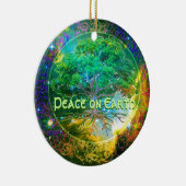 Weltfrieden - Baum von LebenWellness Keramik Ornament (Rechts)