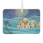 Weltfrieden Bethlehem Star Autolufterfrischer (Rückseite)