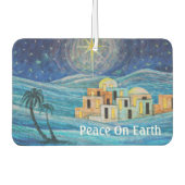 Weltfrieden Bethlehem Star Autolufterfrischer (Vorderseite)