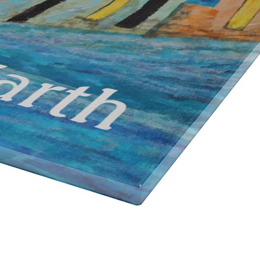 Weltfrieden Bethlehem Star Schneidebrett (Ecke)