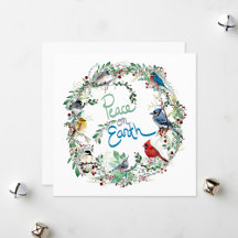Weltfrieden Bird and Wath Holiday Card